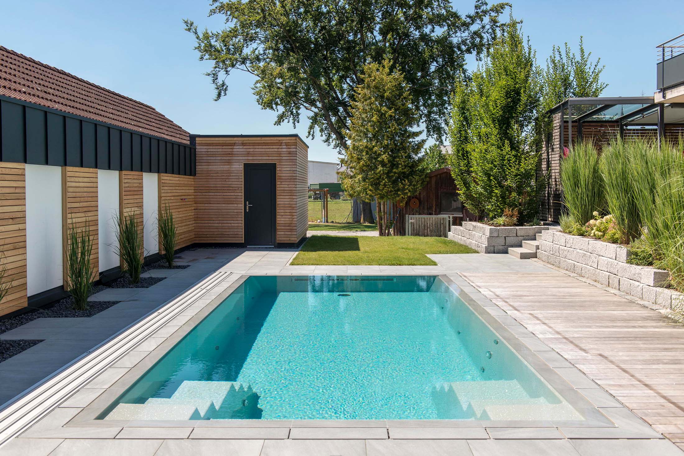 Infinitypool i glasfiber